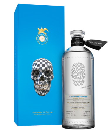 Casa Dragones special edition bottle with Gabriel Orozco